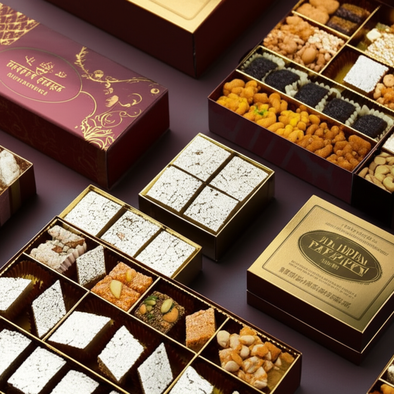 “Revamping Indian Sweet Shops: Role of Premium Mithai Packaging Boxes”