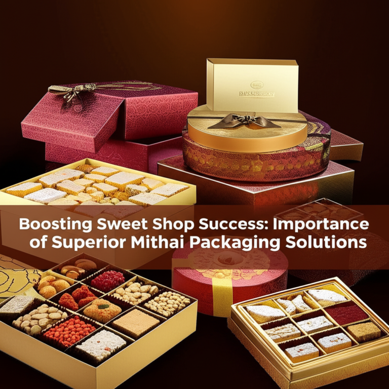 Boosting Sweet Shop Success: Importance of Superior Mithai Packaging Solutions