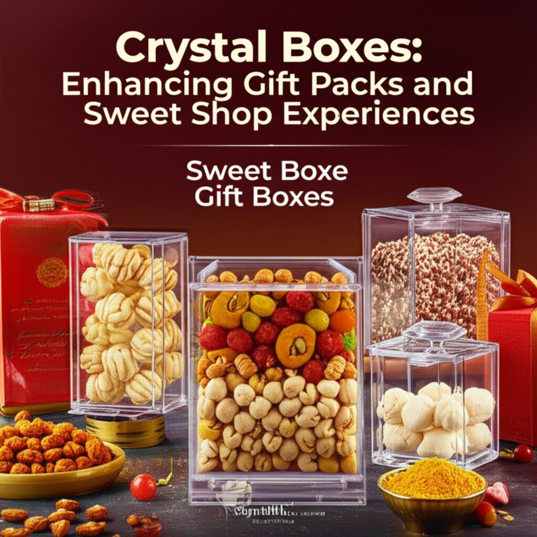 “Crystal Boxes: Enhancing Gift Packs and Sweet Shop Experiences”