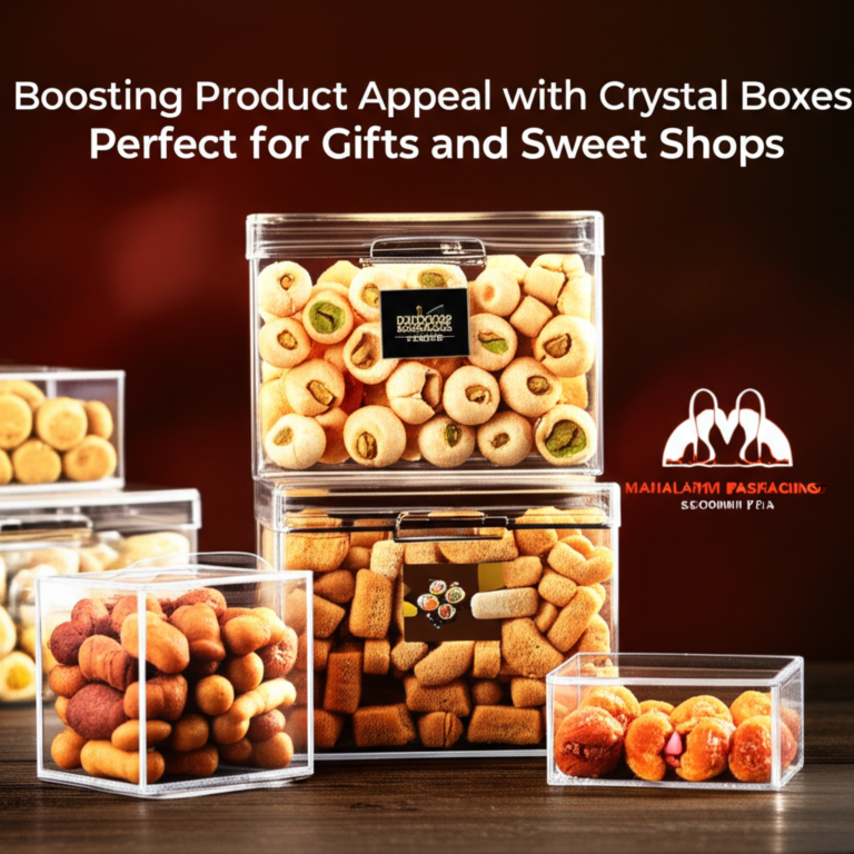 “Boosting Product Appeal with Crystal Boxes: Perfect for Gifts and Sweet Shops”