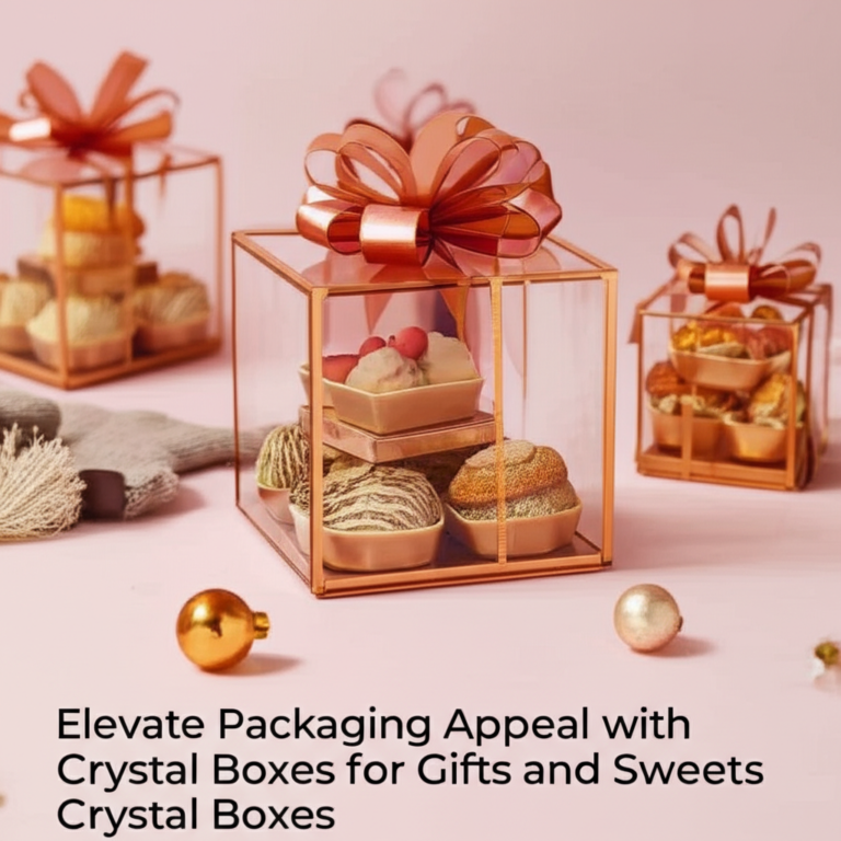 Elevate Packaging Appeal with Crystal Boxes for Gifts and Sweets