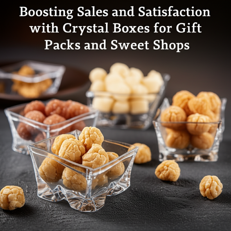 Boosting Sales and Satisfaction with Crystal Boxes for Gift Packs and Sweet Shops
