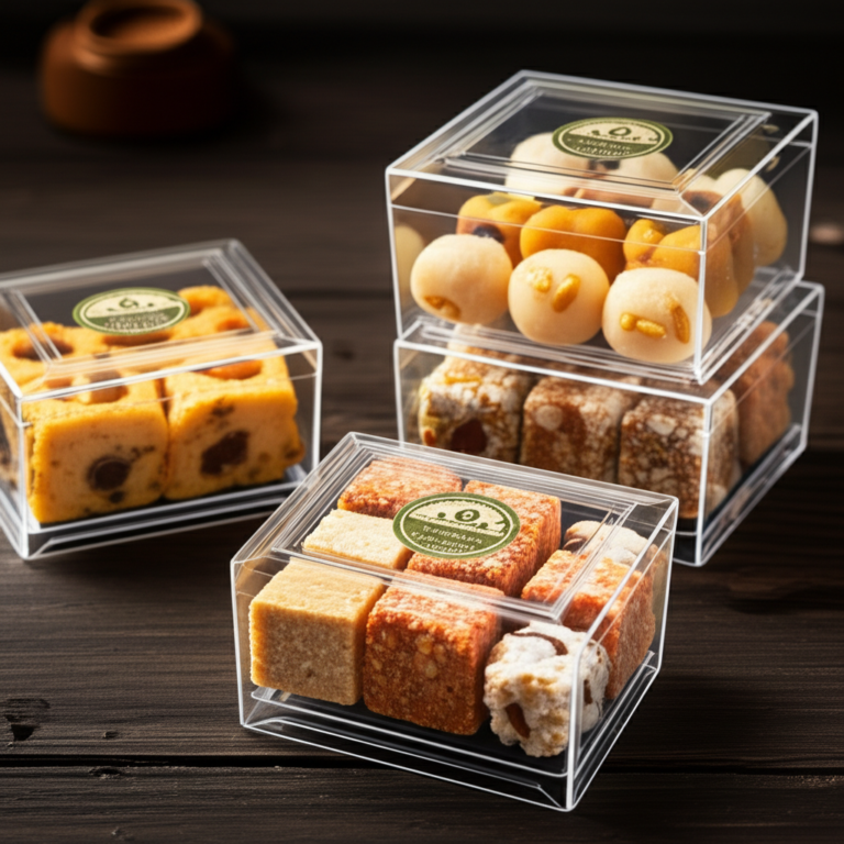 Boosting Brand Image with Crystal Boxes for Gift Packages and Sweet Shops