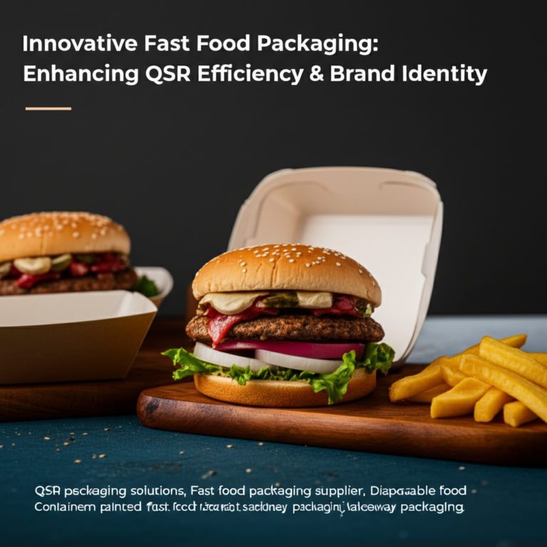 Innovative Fast Food Packaging: Enhancing QSR Efficiency & Brand Identity